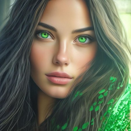 Красивые зеленые глаза