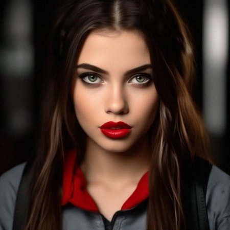 Красные губы