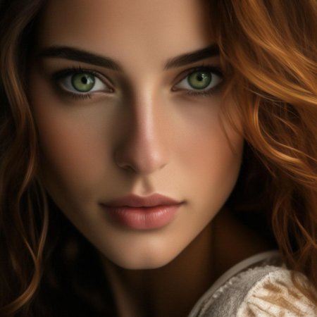 Девушка с зелеными глазами