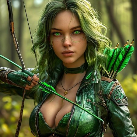 Эльфийка красивая