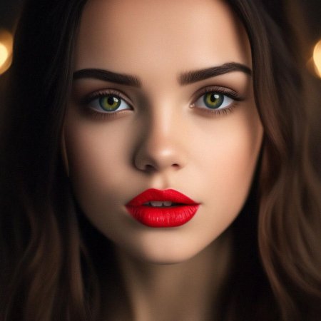 Красивая брюнетка