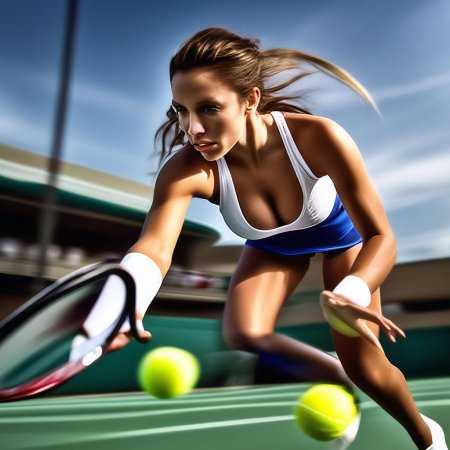 Большой теннис девушки