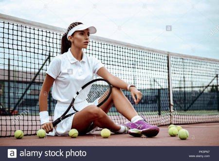 Фотосессия на теннисном корте