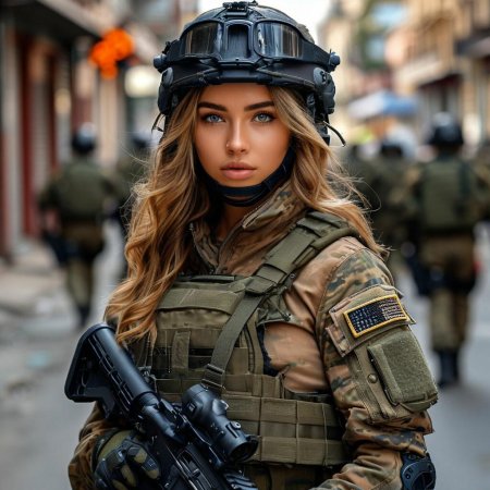 Девушка спецназ