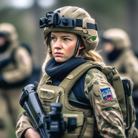 Спецназ девушка