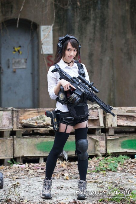 Косплей в военной форме