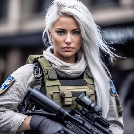 Девушка снайпер