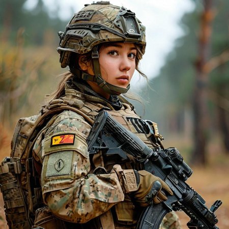Девушка спецназ