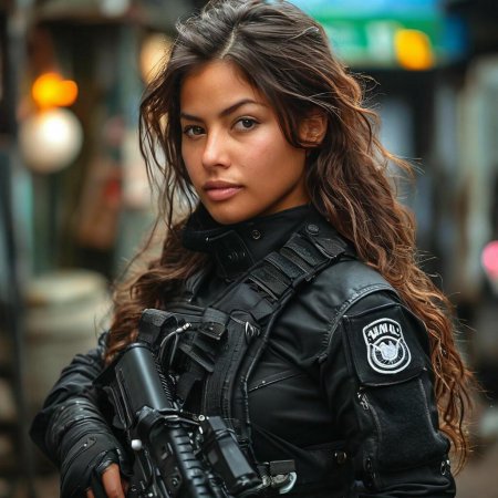 Девушка спецназ