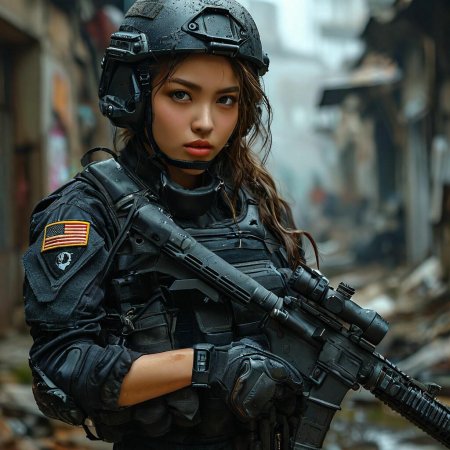 Женщина в военной форме