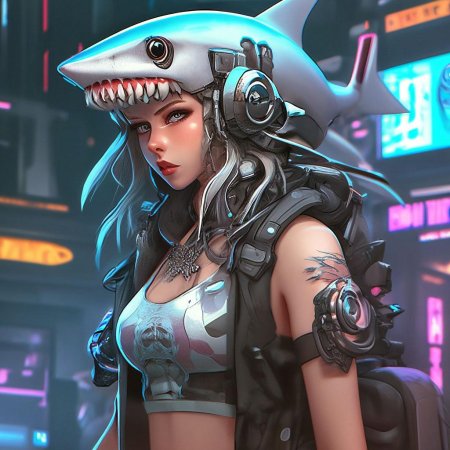 В стиле киберпанк