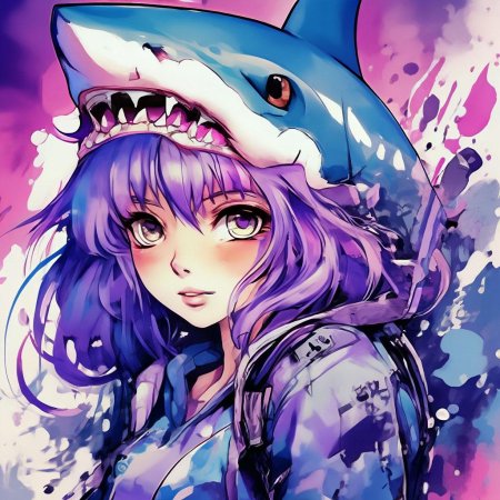 В стиле аниме