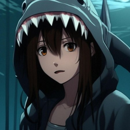 Аниме акула девочка