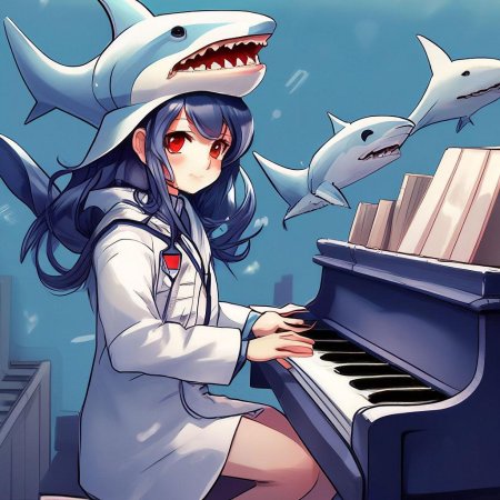 Девочка акула