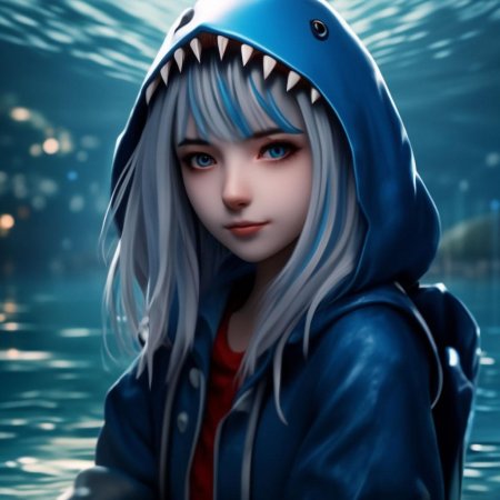 Аниме акула девочка