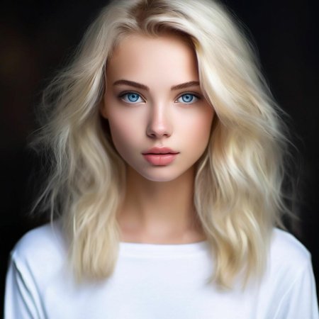 Голубоглазая женщина