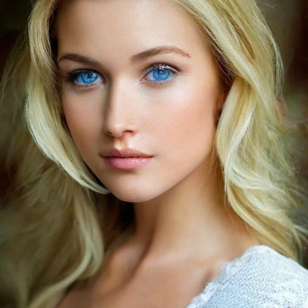 Красивые девушки блондинки с голубыми глазами