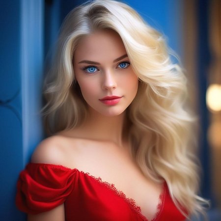 Красивые голубые глаза