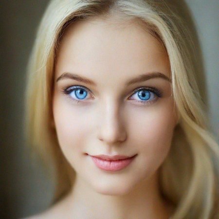 Голубые глаза светлые