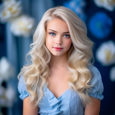 Красивая девушка блондинка