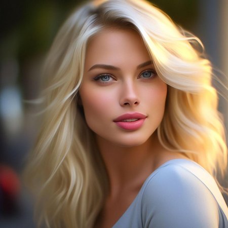 Фотосессия блондинка