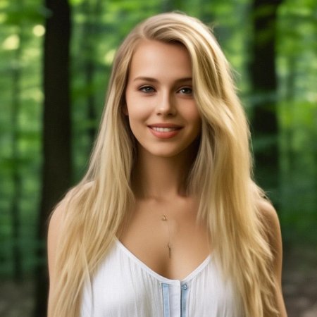 Красивая девушка блондинка