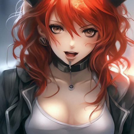 Красивая рыжая девушка