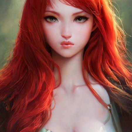 Girl with red hair