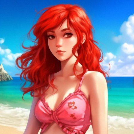 Девушка арт