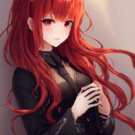 Аниме рыжая