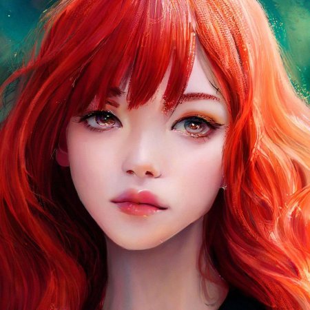 Девушка в стиле аниме