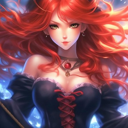 Ведьма с рыжими волосами