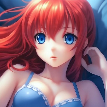 Аниме девушки с рыжими волосами