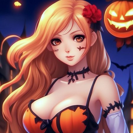 Аниме девушка с большими грудью