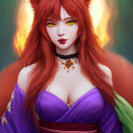 Девушка лисица