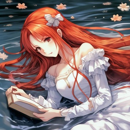 Девушка рыжая