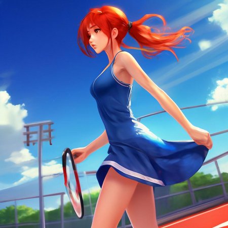 Спортивные аниме девушки