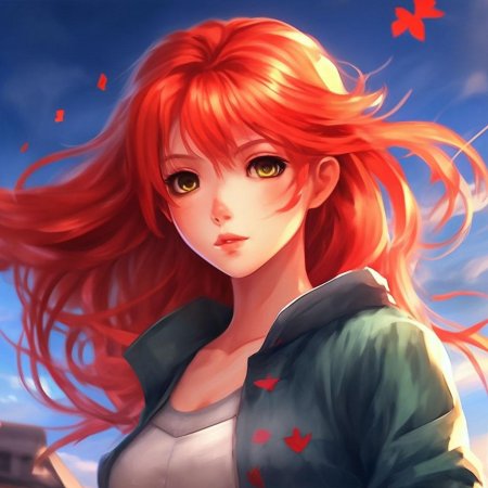 Аниме с красными волосами