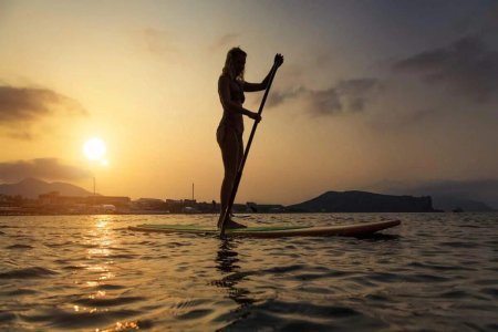 Сапы на закате