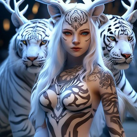 Тигрица девушка
