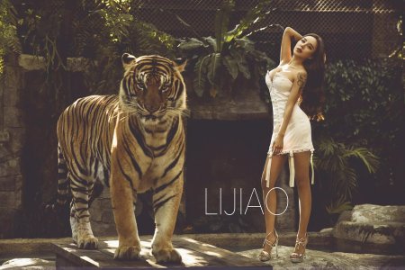 Женщина тигр