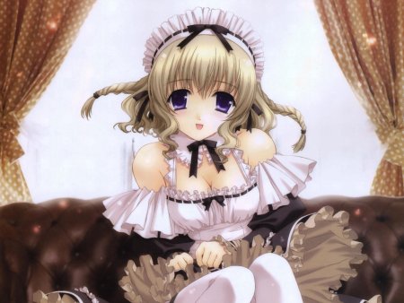 Аниме горничная