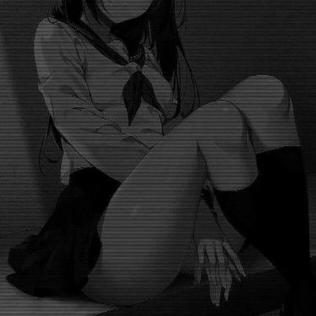 Аниме ножки чб