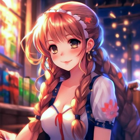 В стиле аниме