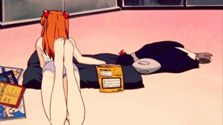 Евангелион Аска ноги