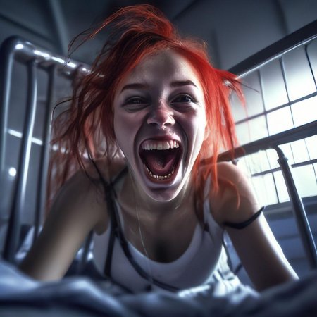 Необычная девушка