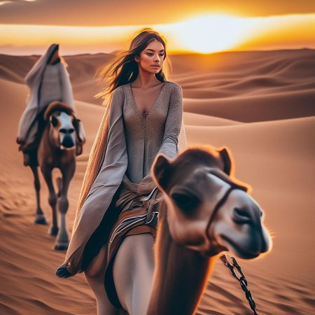 На верблюдах