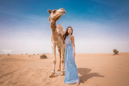 Девушка на верблюде