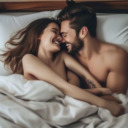 Девушка занимается любовью