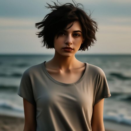 С короткими волосами